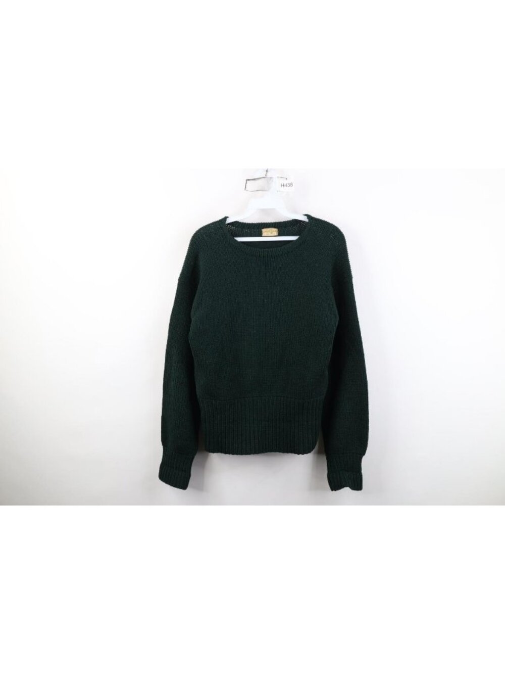 Vintage 30s Sportclad JC Penney Mens 38 Wool Varsity Letterman Sweater Green USA